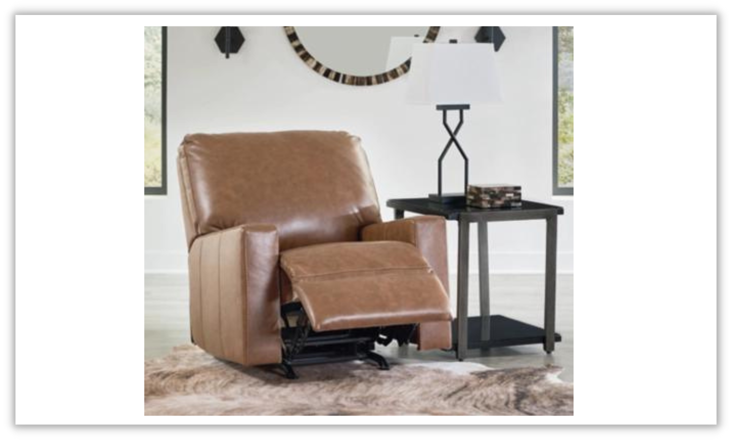 Modern Heritage Bolsena Rocker Leather Recliner In Brown – Jennifer ...