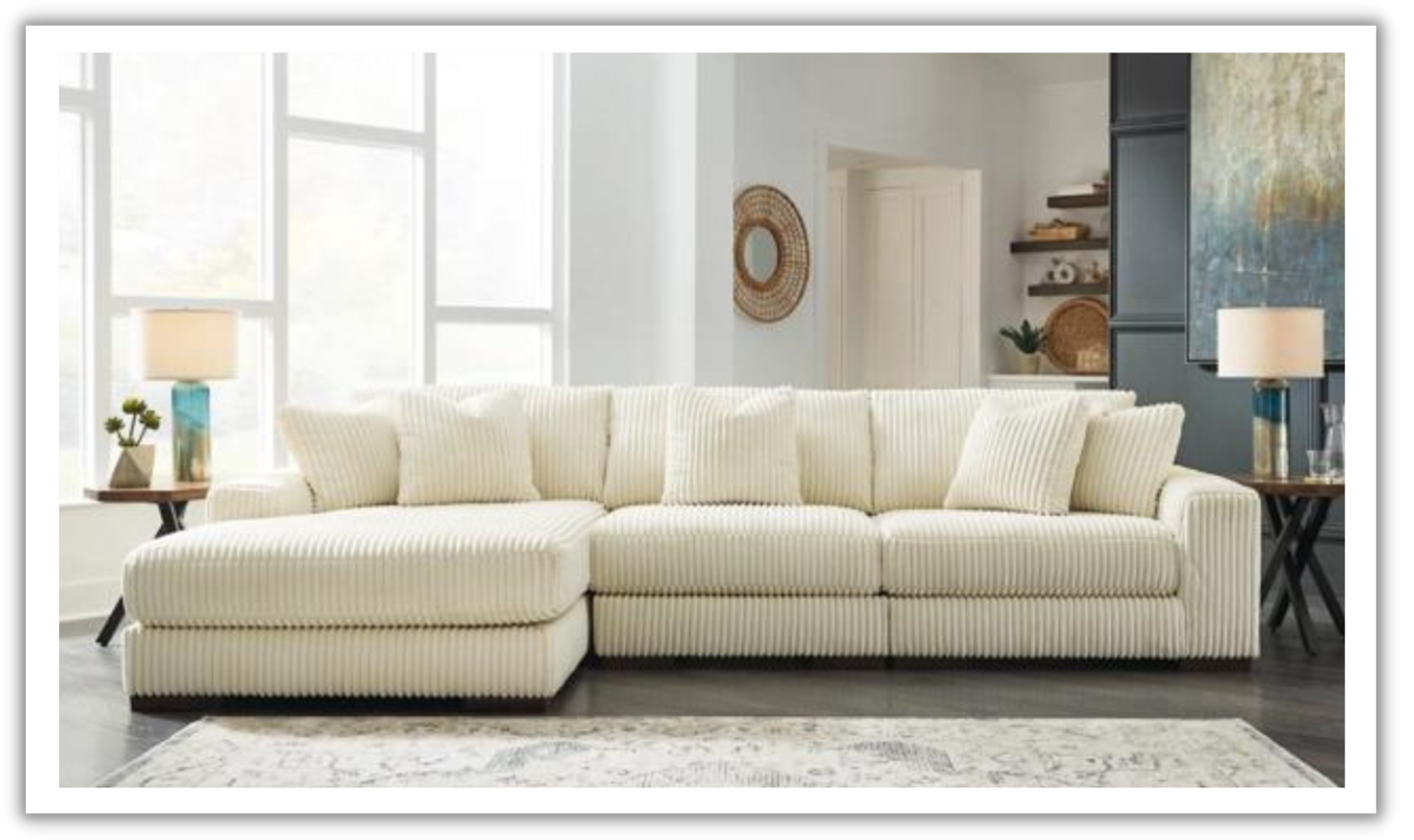 Buy Modern Heritage Lindyn 3-Piece Sectional With Chaise – Jennifer ...