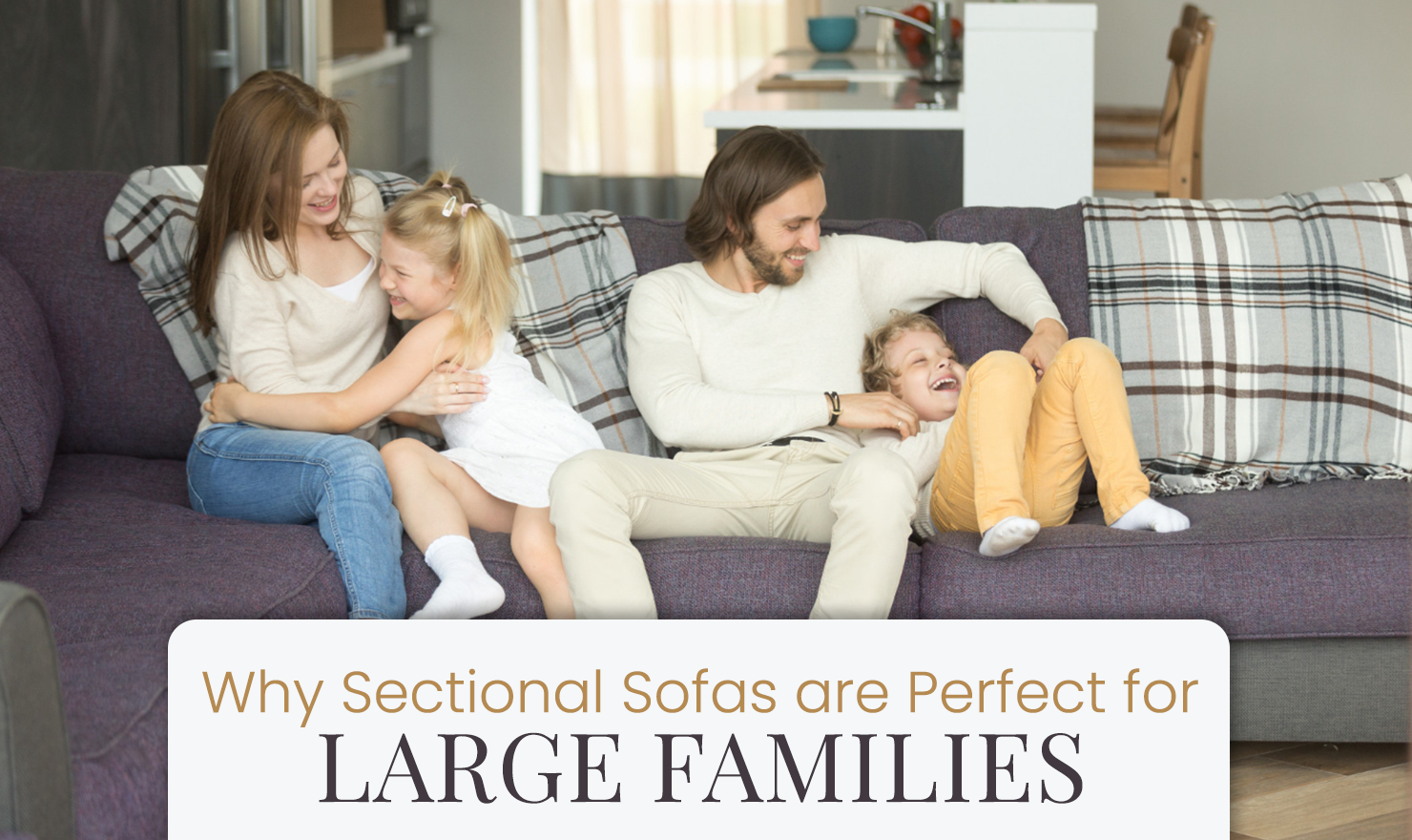 Why Sectional Sofas are Perfect for Large Families