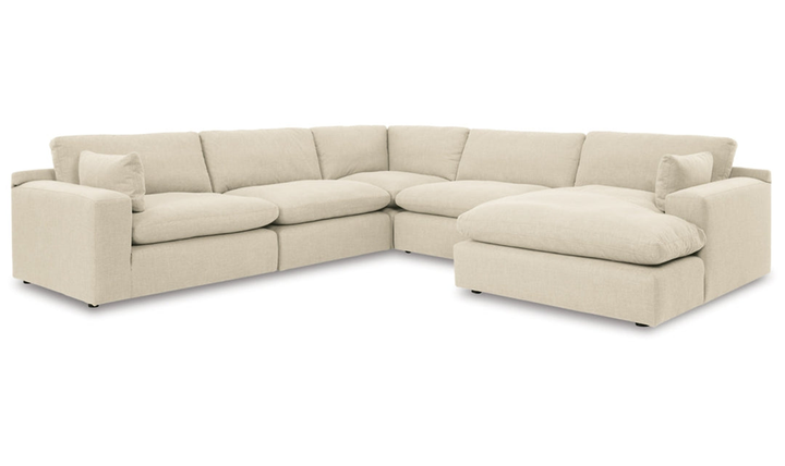 Modern Heritage Elyza L-Shaped Sectional Sofa with Chaise