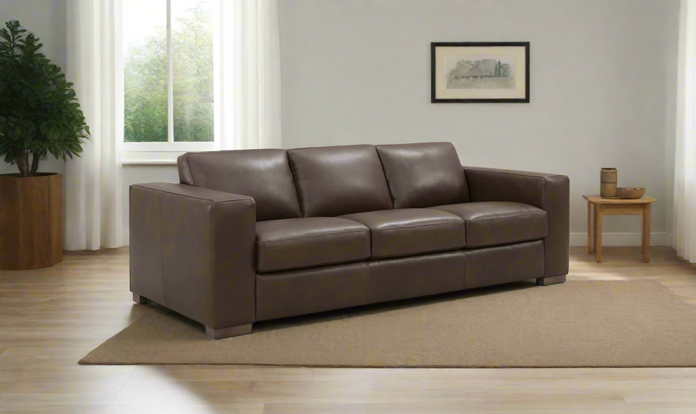 Leather Italia Inglewood 3-Seater Queen Sleeper Sofa 