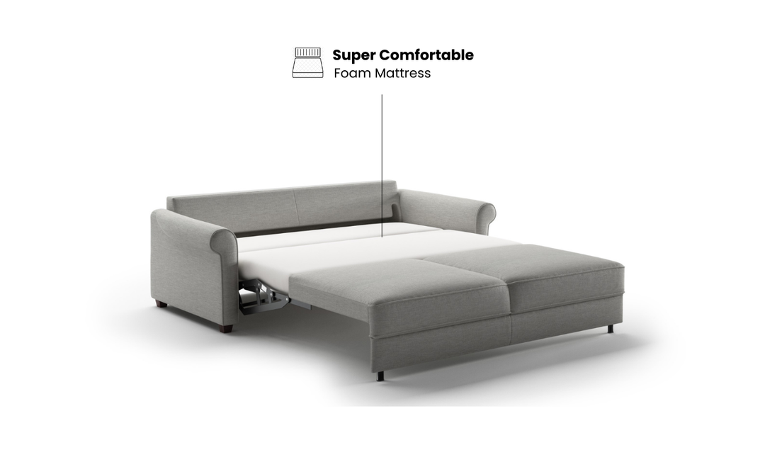 Luonto Charleston Sofa Sleeper with Level Function-Jennifer Furniture