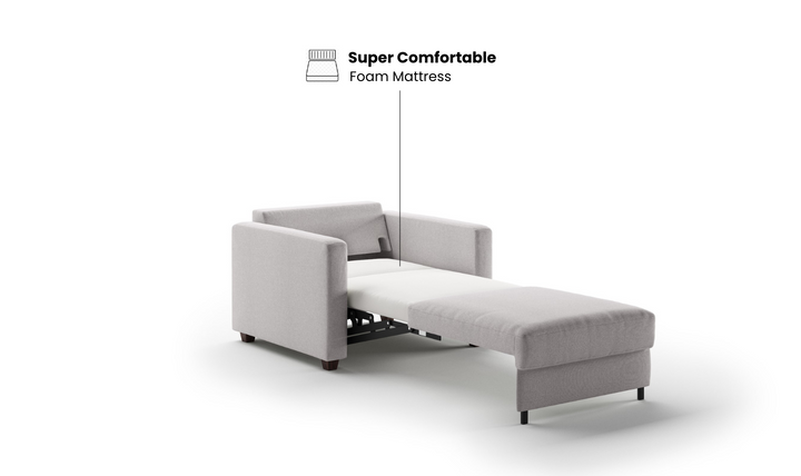 Luonto Fantasy Sofa Sleeper With Level Function & Foam Mattress