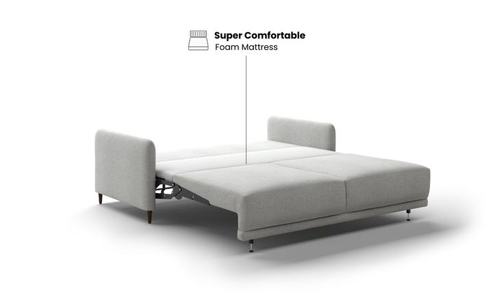 Luonto Haven Sleeper Sofa With Hybrid Deluxe Function (King / Queen Size)