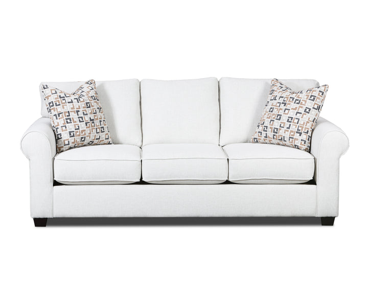 Collins Sofa With Classic in White