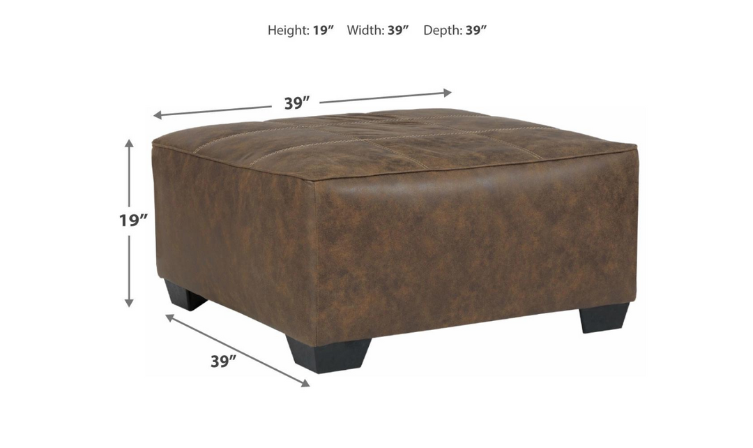 Abalone Oversized Accent Ottoman-Jennifer Furniture