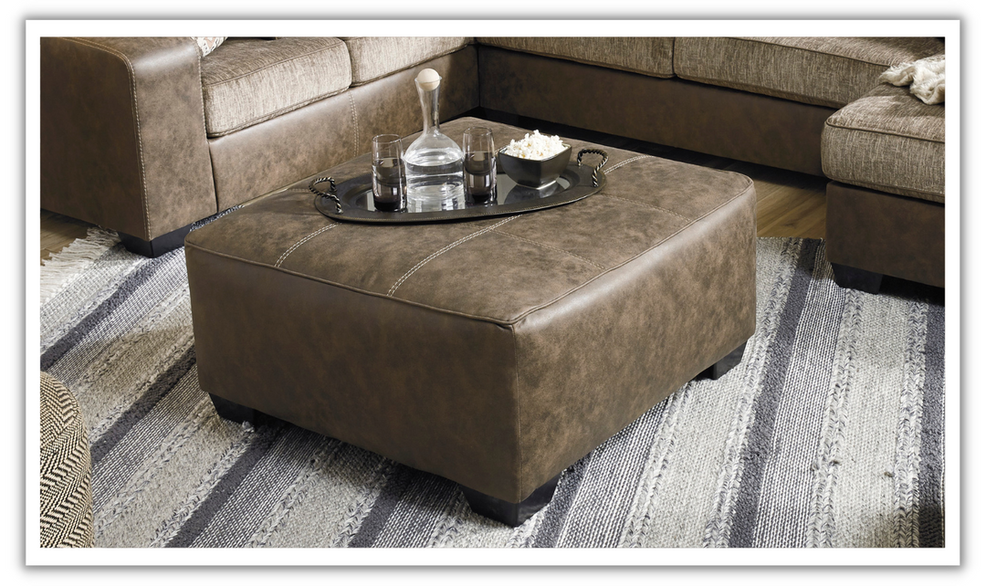 Abalone Oversized Accent Ottoman-Jennifer Furniture