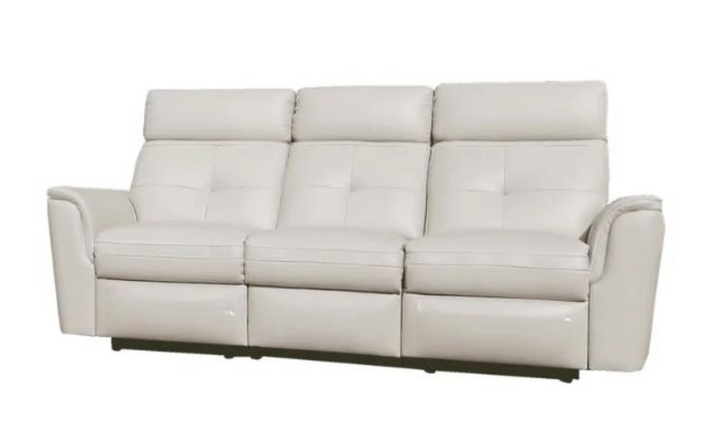 ESF Italia Adonis 3-Seater Italian Leather Manual Recliner Sofa