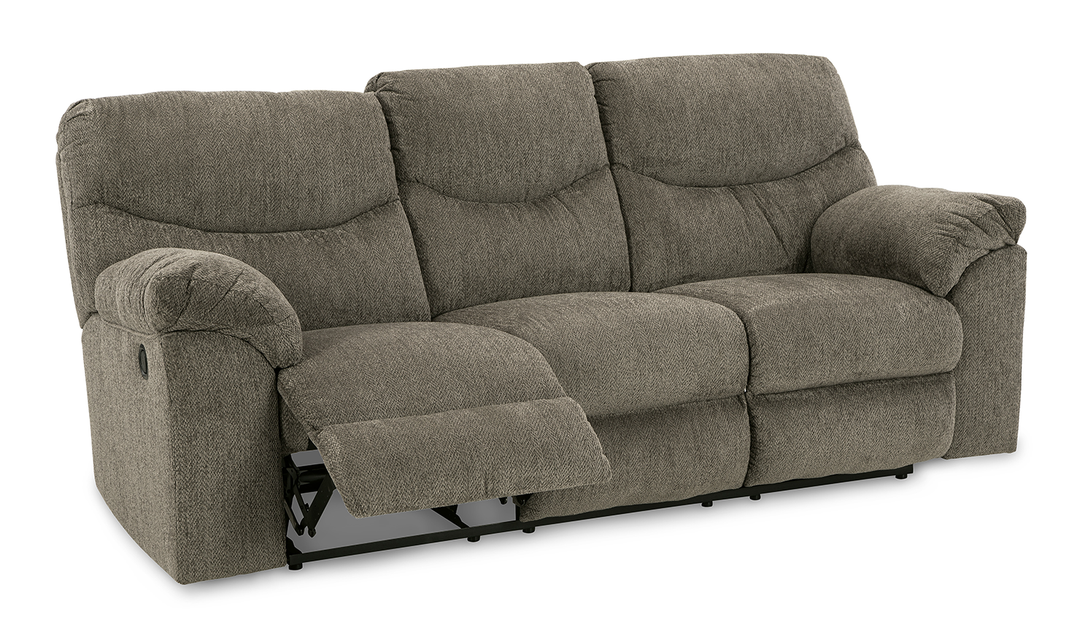 Ashley Alphons 3-Seater Pull-Tab Fabric Reclining Motion Sofa