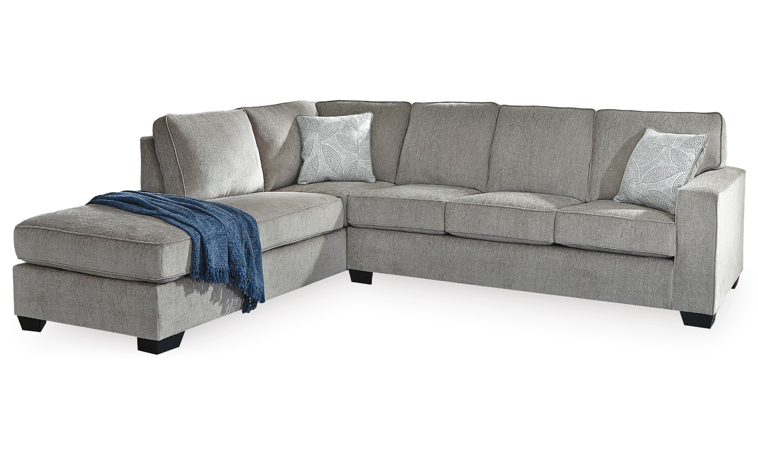 Altari L-shaped Fabric Sectional with Track Arms-Jennifer Furniture 