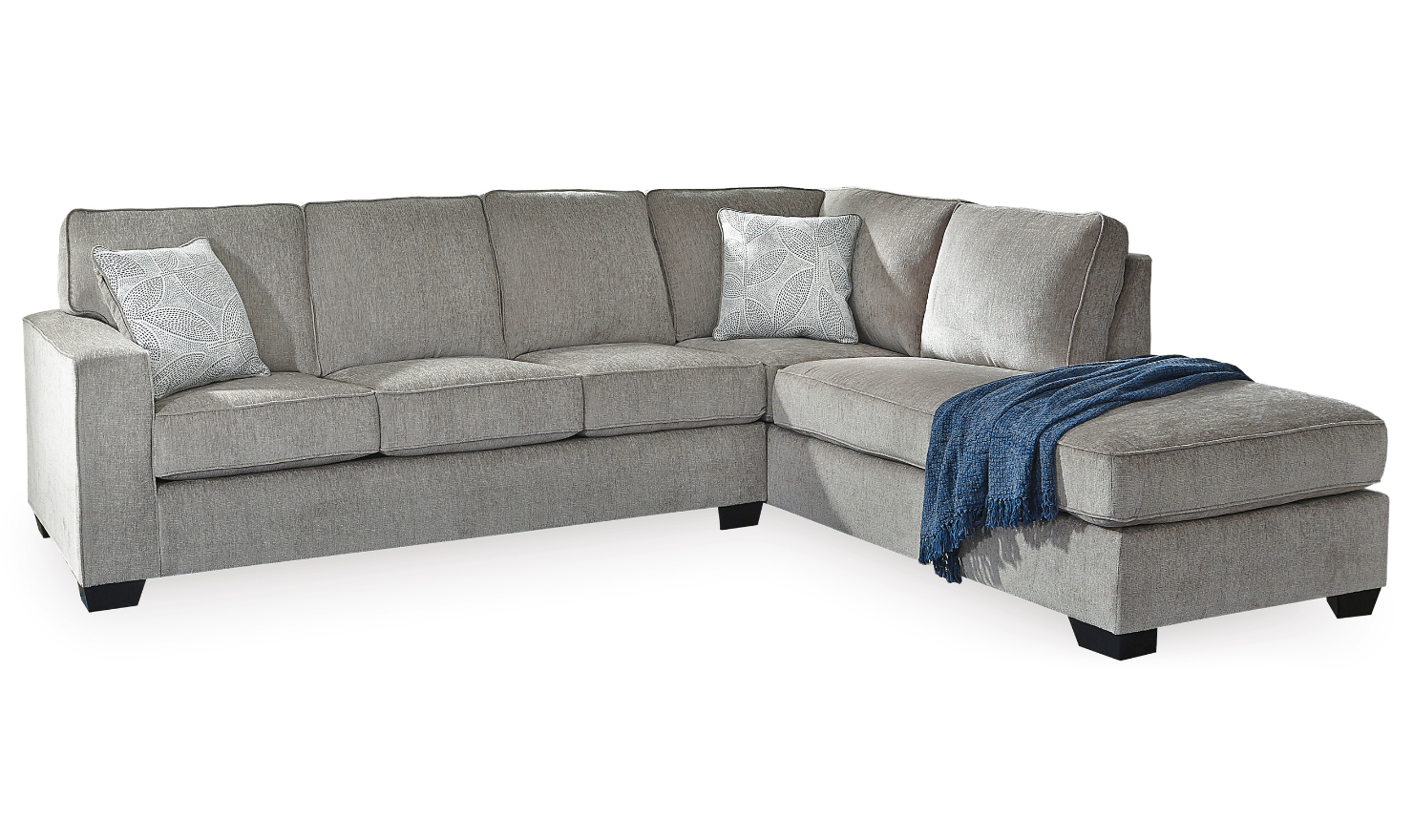 Altari L-shaped Fabric Sectional with Track Arms-Jennifer Furniture 