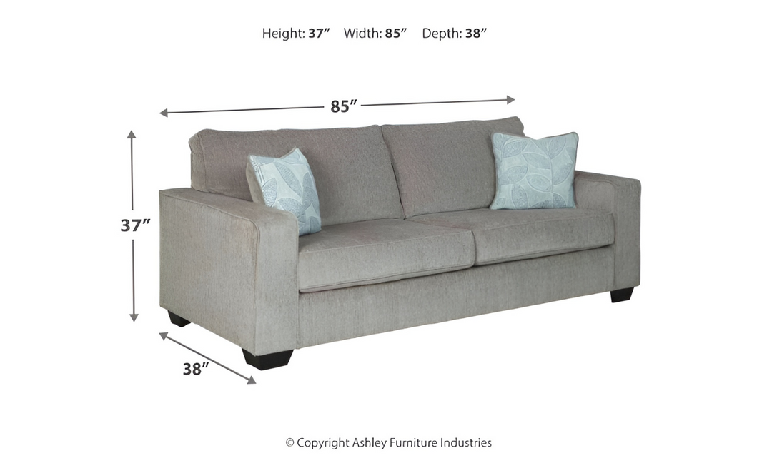 Altari Sleeper Sofa Bed With High-Resiliency Foam Cushions-Jennifer Furniture