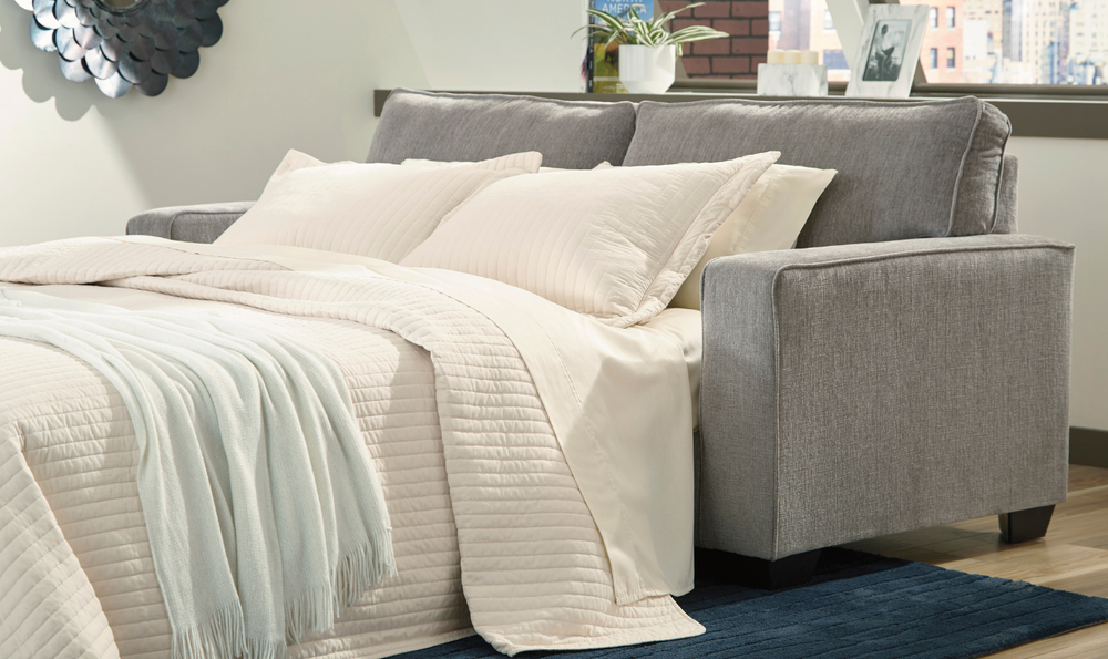 Altari Sleeper Sofa Bed With High-Resiliency Foam Cushions-Jennifer Furniture