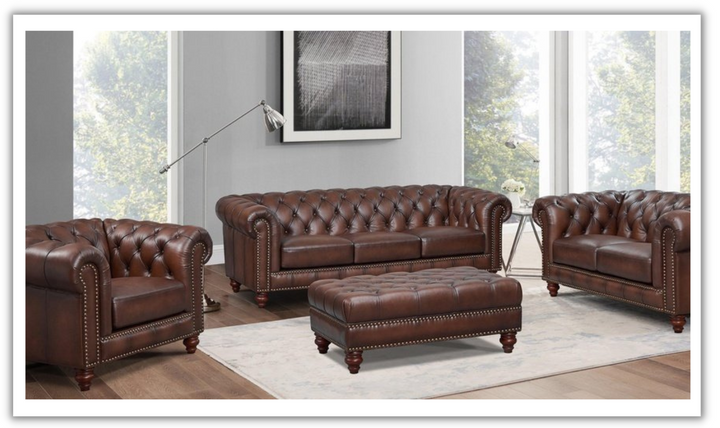 Alton Bay Leather Living Room Set