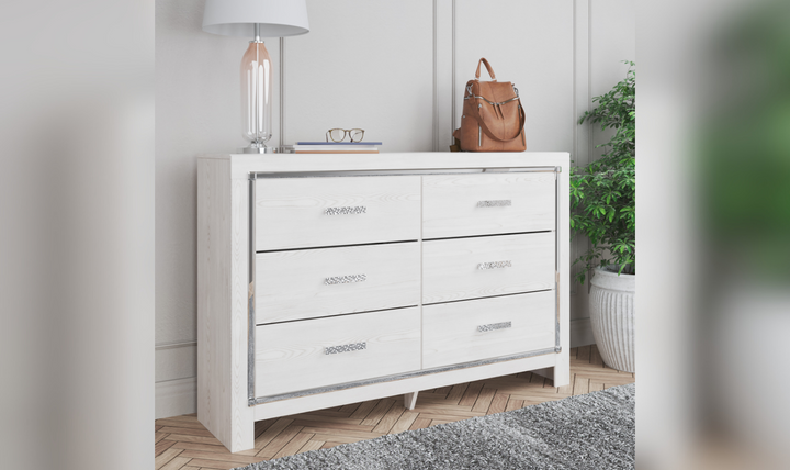 Ashley  Altyra 6-Drawers Dresser in White