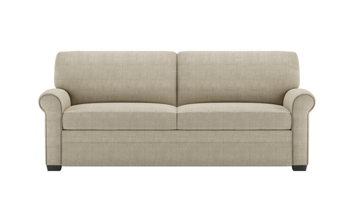 American Leather Gaines 2-seater Queen Fabric Sleeper Sofa in Beige