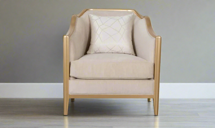 Gio Italia Angelina Chair with Accent Pillow