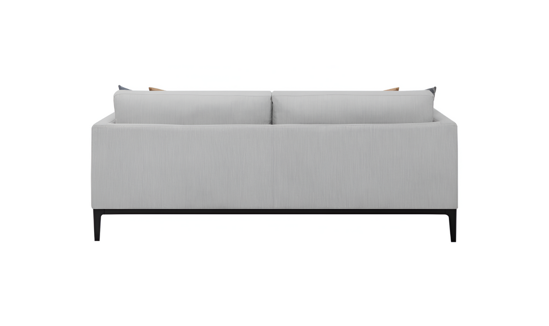 Apperson 3-Seater Fabric Sofa with Track Arms in Gray-Jennifer Furniture