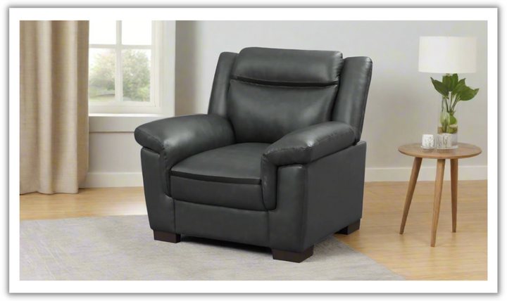 Arabella Leather Chair-Jennifer Furniture