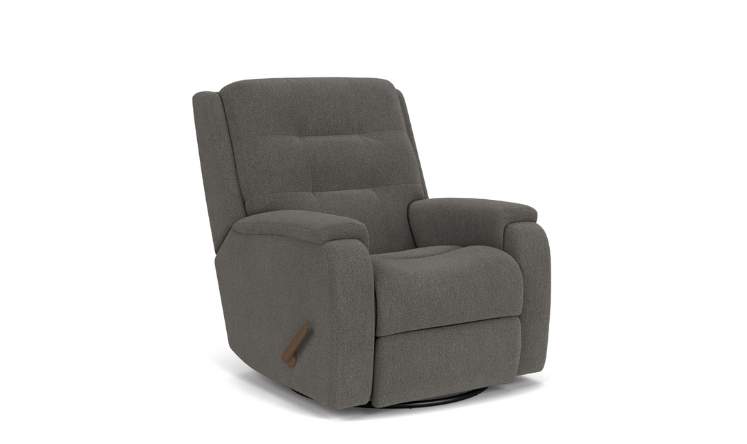 Arlo Swivel Gliding Recliner With USB-A Charging Port