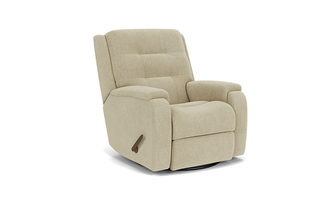 Arlo Swivel Gliding Recliner With USB-A Charging Port