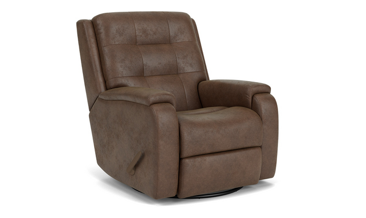 Arlo Swivel Gliding Recliner With USB-A Charging Port