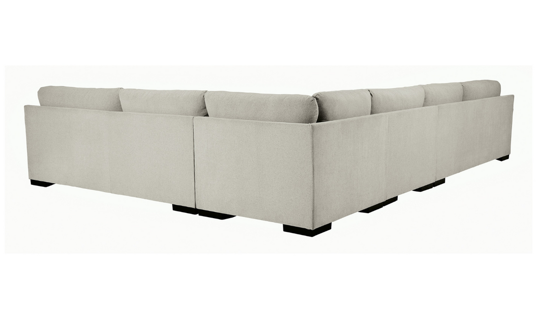 Ashley  Artsie L-Shape Gray Sectional Sofa (3 Pcs/ 4 Pcs)