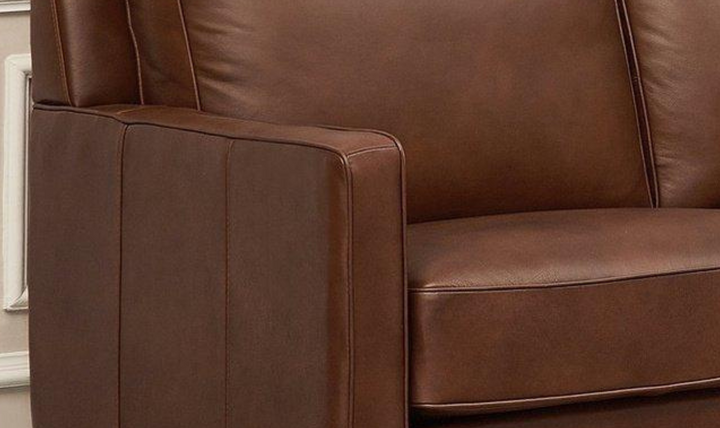 Ashby 3-Seater Leather Sofa In Pecan Brown-Jennifer Furniture