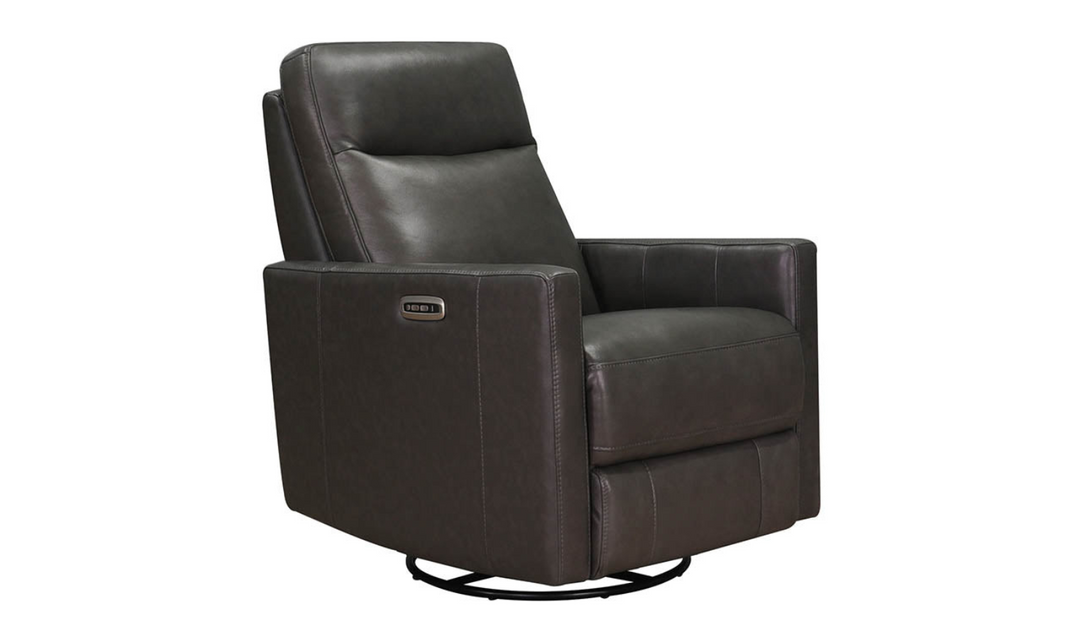 Ashby Power Swivel Leather Recliner Chair