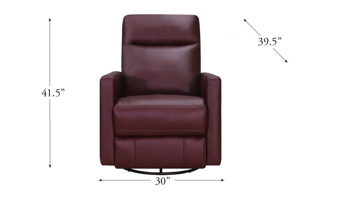 Ashby Power Swivel Leather Recliner Chair