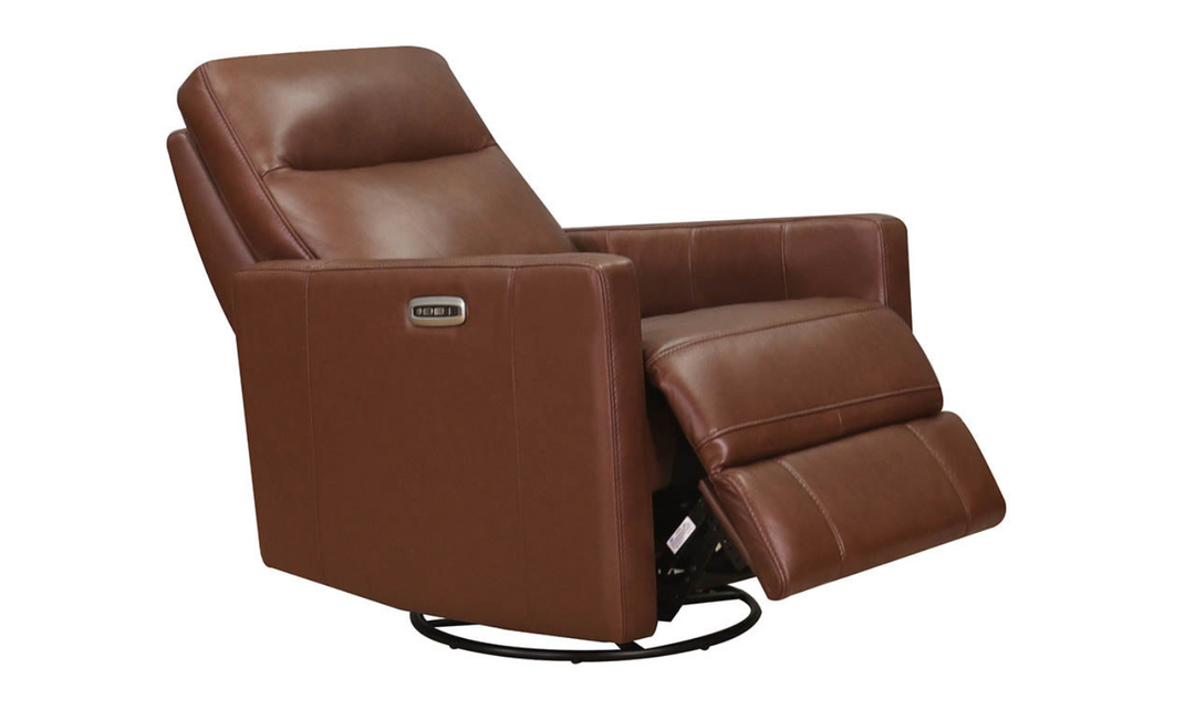 Ashby Power Swivel Leather Recliner Chair