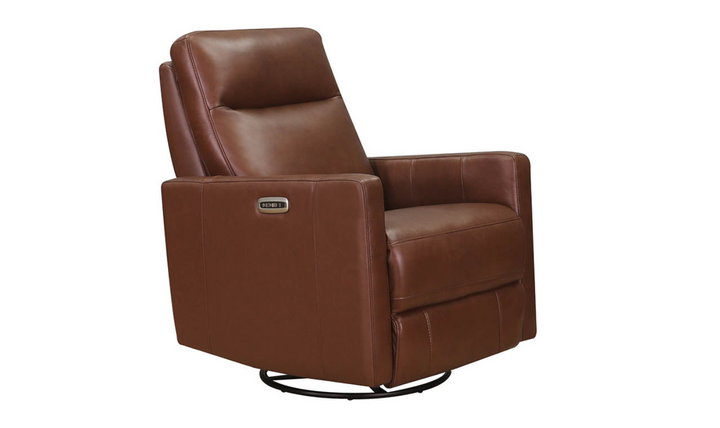 Ashby Power Swivel Leather Recliner Chair