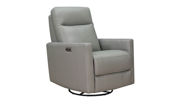 Ashby Power Swivel Leather Recliner Chair