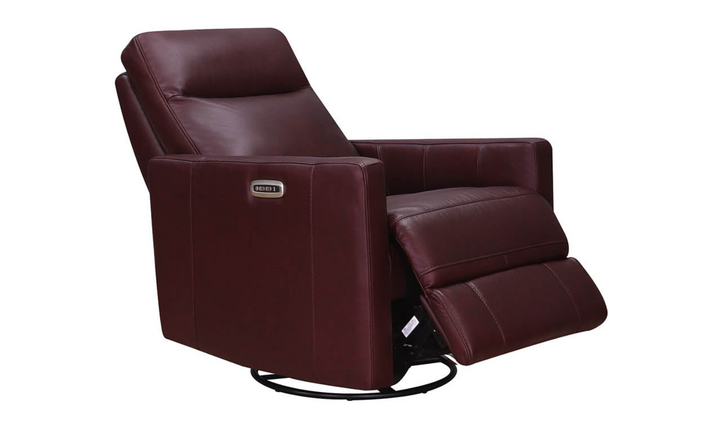 Ashby Power Swivel Leather Recliner Chair