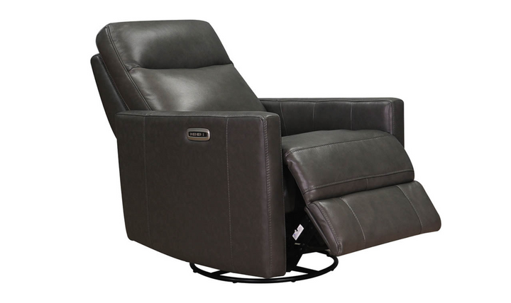 Ashby Power Swivel Leather Recliner Chair