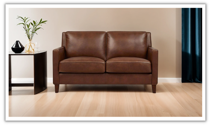 Ashby 2-Seater Loveseat In Pecan Brown-Jennifer Furniture