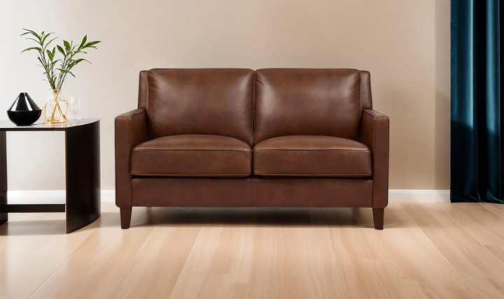 Ashby 2-Seater Loveseat In Pecan Brown-Jennifer Furniture