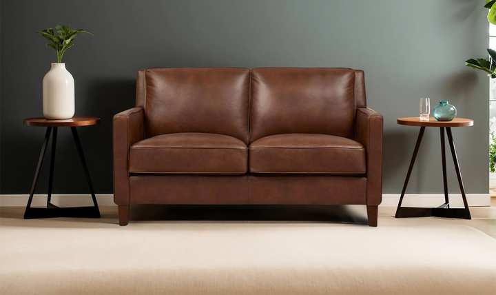 Ashby 2-Seater Loveseat In Pecan Brown-Jennifer Furniture