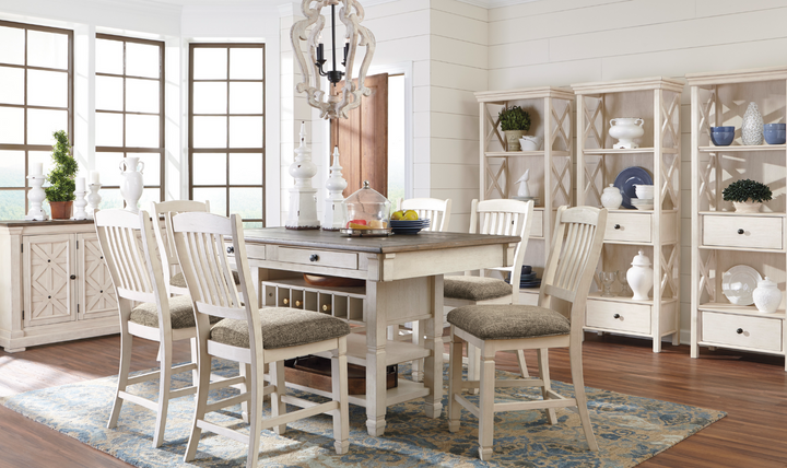 Ashley Bolanburg Rectangular Dining Set-Jennifer Furniture