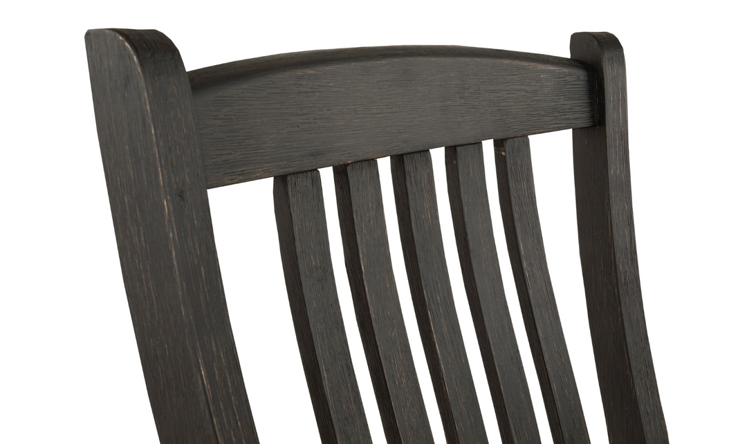 Ashley Bolanburg Upholstered Dining Side Chair in Textured Black Finish-Jennifer Furniture 