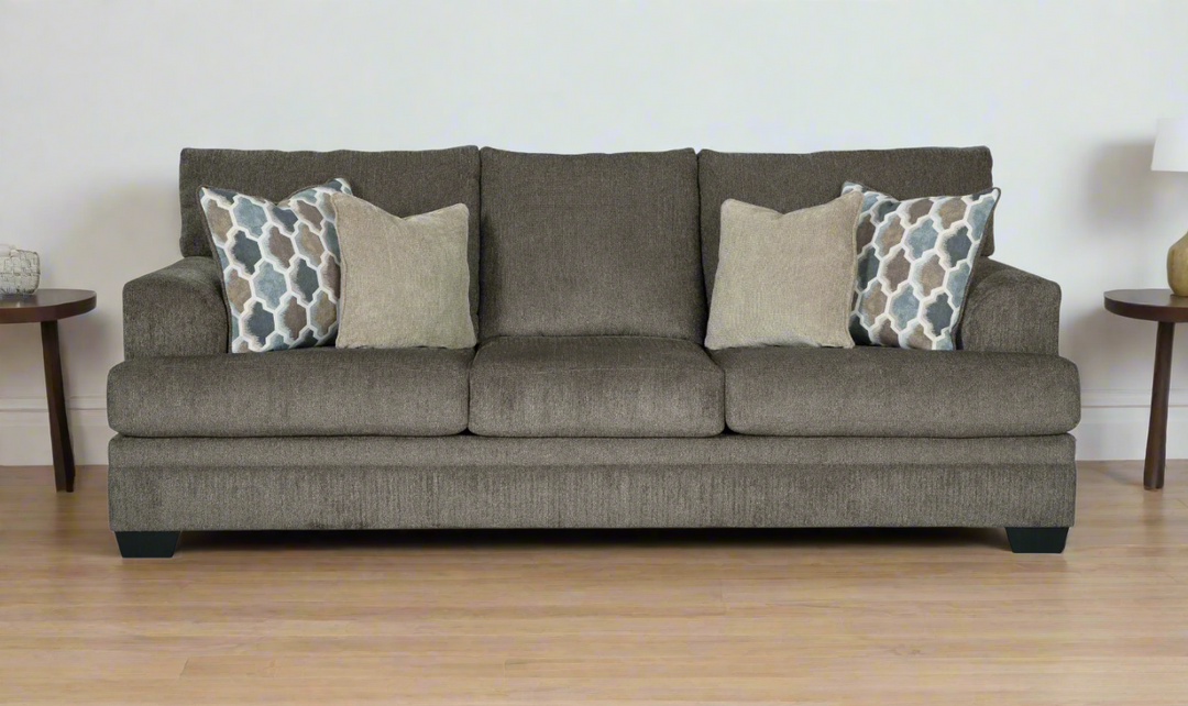 Ashley  Dorsten 3-Seater Fabric Queen Sleeper Sofa in Gray-Jennifer Furniture