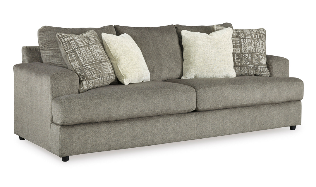 Ashley  Soletren 2-Seater Stationary  Fabric Sofa with Track Arms-Jennifer Furniture