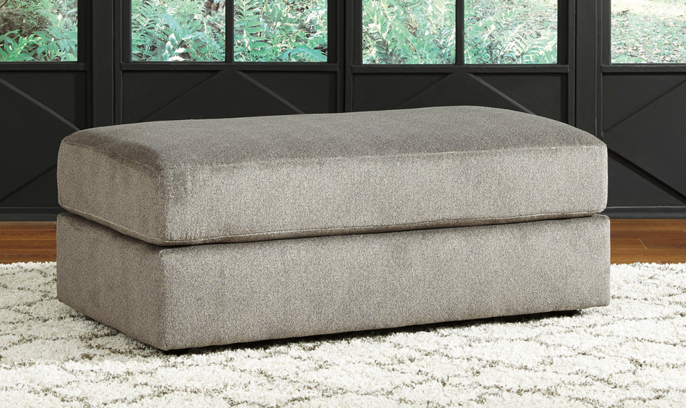 Ashley  Soletren Firmly Cushioned Fabric Oversized Ottoman-Jennifer Furniture