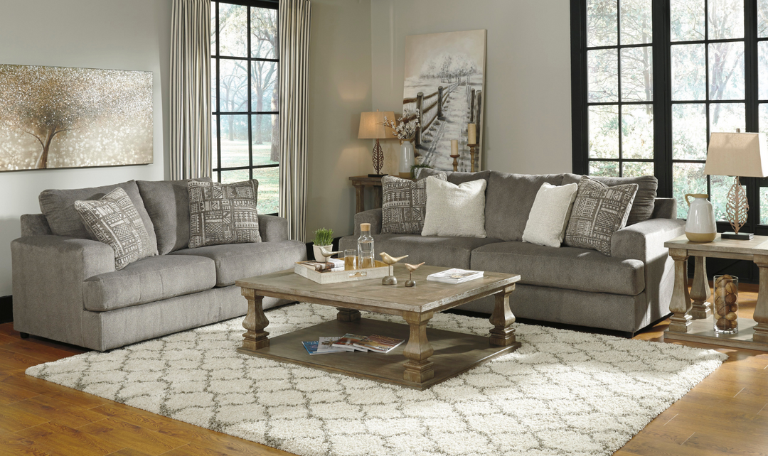 Ashley  Soletren Stationary Fabric Living Room Set-Jennifer Furniture