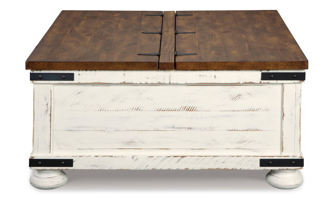 Ashley Wystfield Lift Top Coffee Table with Storage-Jennifer Furniture