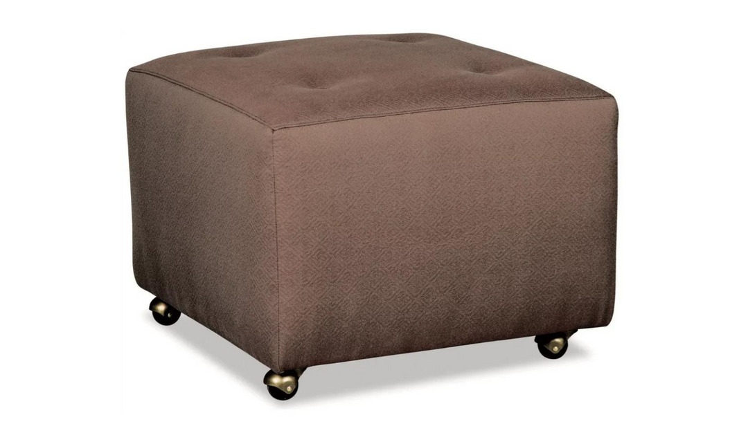 Craftmaster Aubrey Fabric Ottoman in Brown