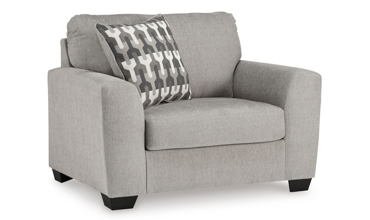 Avenal Park Oversized Fabric Chair With Box Cushions-Jennifer Furniture