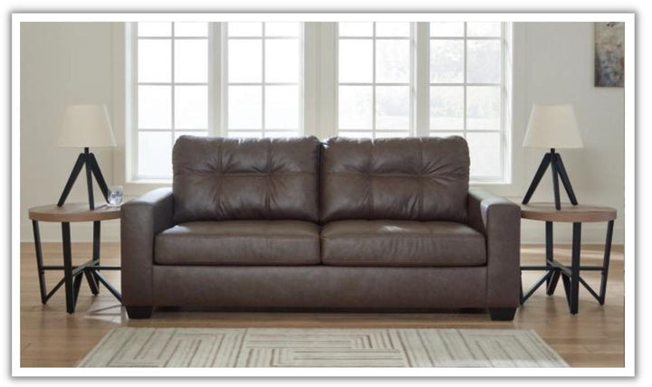 Barlin Mills 2-Seater Sofa in Faux Leather