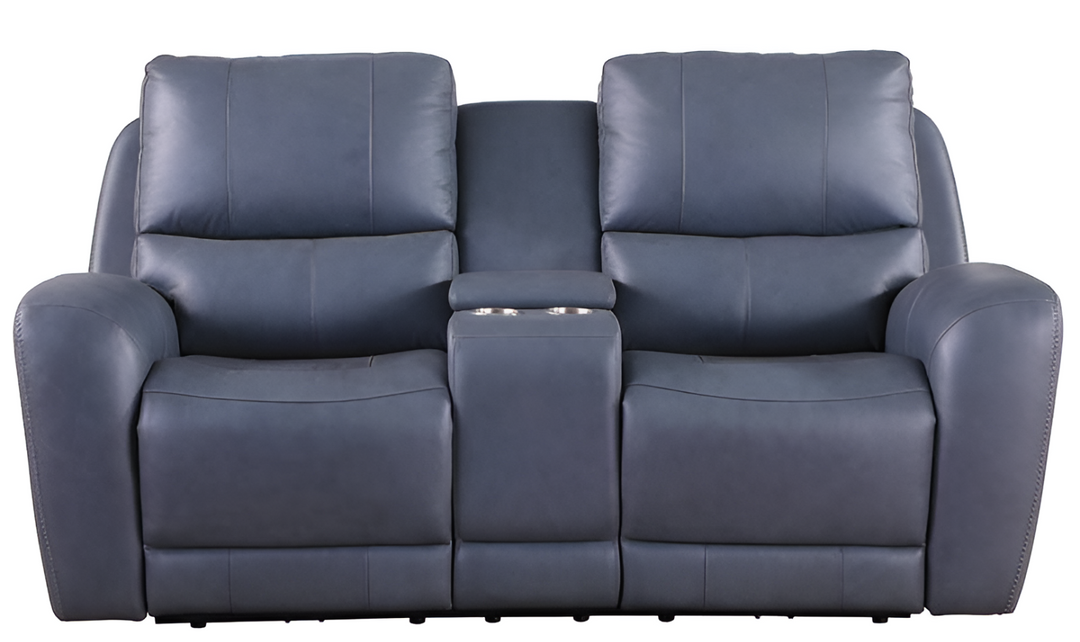 Bel Air Power Reclining Lay-Flat Loveseat + Power Headrest-jennifer furniture