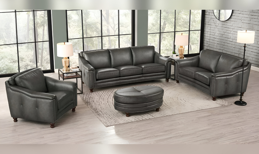 Belfast Leather Living Room Set